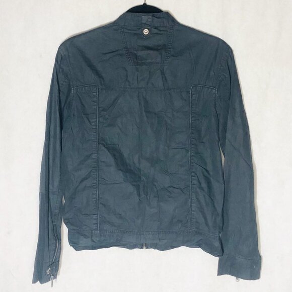 Black Jack jacket black zip up with pockets size small length 23" bust 16" READ - Picture 10 of 10